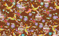 ホラグチカヨ　イラスト　bringhappiness　ブラウン