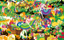 ホラグチカヨ　イラスト　運び出したのは甘酸っぱいこの想い